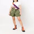 Kenzo high-waist cargo shorts - Green