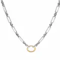 David Yurman 18kt yellow gold Lexington chain necklace - Silver