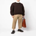 Jil Sander chunky-knit long-sleeved sweater - Brown