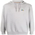 Paul Smith abstract-print cotton-blend hoodie - Grey