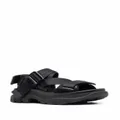 Alexander McQueen Tread flat sandals - Black