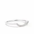 Loyal.e Paris 18kt recycled white gold Intrépide diamond pavé ring - Silver