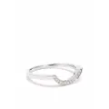 Loyal.e Paris 18kt recycled white gold Intrépide diamond pavé ring - Silver