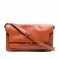 Marni Trunk leather shoulder bag - Orange
