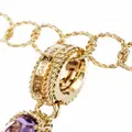 Dolce & Gabbana Rainbow Alphabet N 18kt yellow gold multi-stone pendant