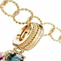 Dolce & Gabbana Rainbow Alphabet G 18kt yellow gold multi-stone pendant