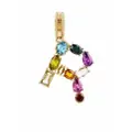 Dolce & Gabbana Rainbow Alphabet R 18kt yellow gold multi-stone necklace