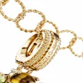 Dolce & Gabbana Rainbow Alphabet O 18kt yellow gold multi-stone pendant