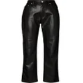 Nanushka cropped flared trousers - Black