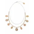 Dolce & Gabbana 18kt gold Sicily medallion sapphire necklace