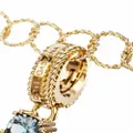 Dolce & Gabbana Rainbow Alphabet L 18kt yellow gold multi-stone pendant
