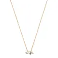 Delfina Delettrez 18kt yellow and white gold Two in One diamond necklace