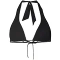 Dolce & Gabbana halterneck triangle bikini top - Black
