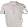 Thom Browne 4-Bar polo shirt - Grey