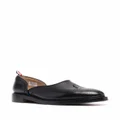 Thom Browne D'orsay slip-on loafers - Black