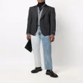 Dolce & Gabbana contrast-lapel blazer - Blue