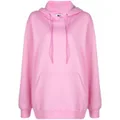 MSGM drawstring cotton hoodie - Pink