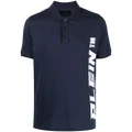 Philipp Plein logo short-sleeve polo shirt - Blue
