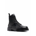 Gianvito Rossi lace-up leather boots - Black