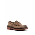 Tod's suede-leather loafers - Neutrals