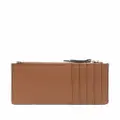 Michael Michael Kors logo zipped card case - Brown