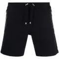 Balmain embossed-logo bermuda shorts - Black