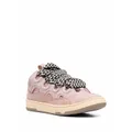 Lanvin Curb lace-up sneakers - Pink
