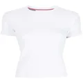 Thom Browne 4-Bar stripe T-shirt - White