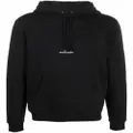 Saint Laurent logo-print hoodie - Black