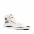 ISABEL MARANT logo-print lace-up sneakers - Neutrals