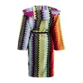Missoni Home Giacomo belted hooded bathrobe - Multicolour