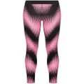 Rabanne abstract-print leggings - Pink
