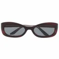 Oliver Peoples edina cat-eye sunglasses - Red