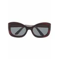 Oliver Peoples edina cat-eye sunglasses - Red