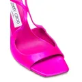 Jimmy Choo Azia 95mm satin sandals - Pink