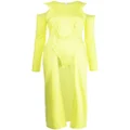 Dion Lee cut-out detail bodysuit - Yellow