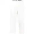 Dion Lee chain suspender pants - White