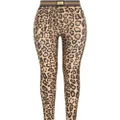 Dolce & Gabbana leopard-print jersey leggings - Brown