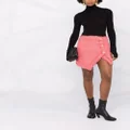 Balmain textured-tweed mini skirt - Pink