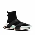 Balmain B-Bold touch-strap sneakers - Black