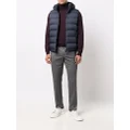 Herno quilted hooded gilet - Blue