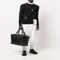 Ballantyne Raw Diamond embellished cashmere jumper - Black