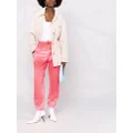Alexander Wang garment-dyed lounge track trousers - Pink