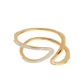 Monica Vinader Riva asymmetric-design ring - Gold
