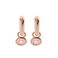 Monica Vinader Mini Gem huggie earrings - Pink