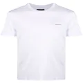 Emporio Armani logo-print crewneck T-shirt - White