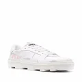 Dsquared2 Icon leather low-top sneakers - White