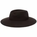 Borsalino strap-detail fedora hat - Green