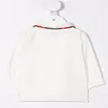 La Stupenderia double-breasted fitted shirt - White