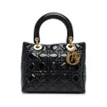 Christian Dior Pre-Owned mini Cannage Lady Dior bag - Black